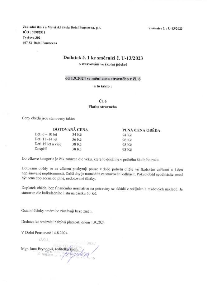 Směrnice k&nbsp;vnitřnímu řádu